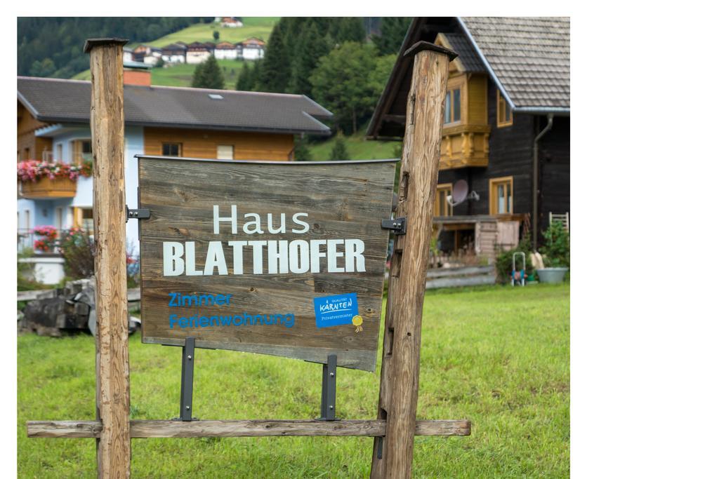 Отель Haus Blatthofer Sankt Lorenzen im Lesachtal Экстерьер фото